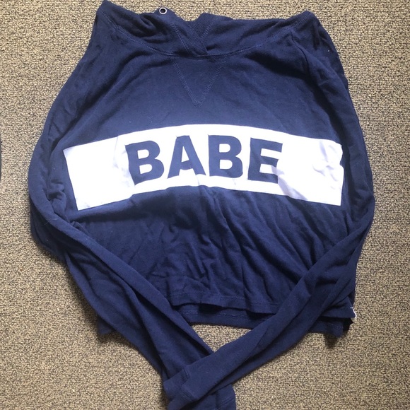 BABE Hooded Sweatshirt - Picture 1 of 1